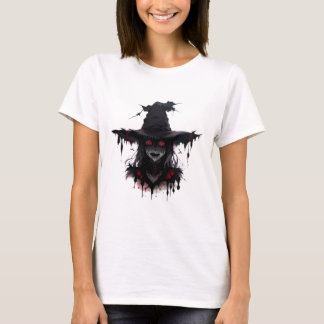 Camiseta T-shirt Sorcière Horreur Halloween