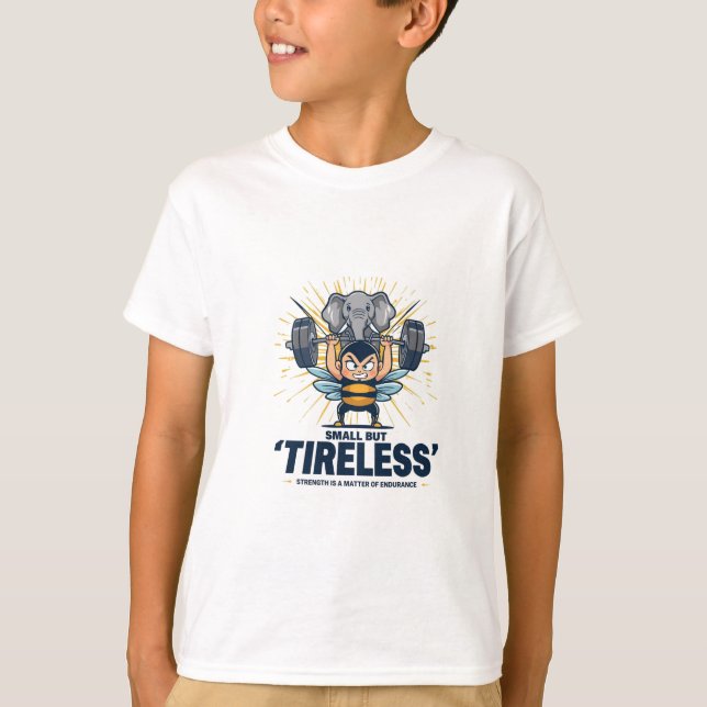 Camiseta "T-shirt Sportif Abeille Forte - Small But Tireles (Anverso)