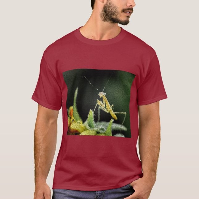 Camiseta T-Shirt - Stained Glass Mantis (Anverso)