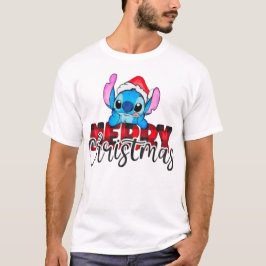 Camiseta T-Shirt stitch png meery christmas