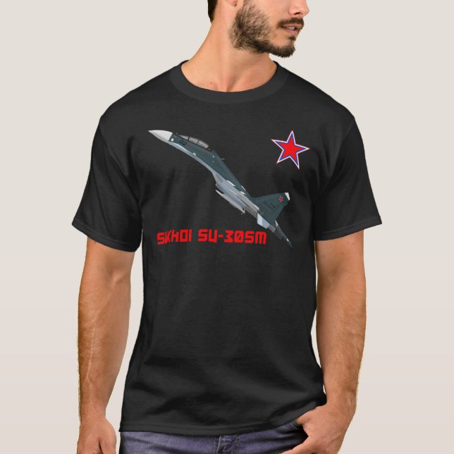 Camiseta T-shirt Sukhoi Su-30SM VKS (Anverso)