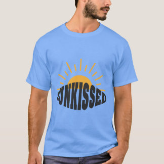 Camiseta T-Shirt Sunkissed Sea Beach Sunset Retro