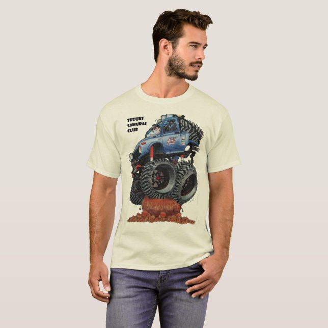 Camiseta T shirt Suzuki Samurai Club (Anverso completo)