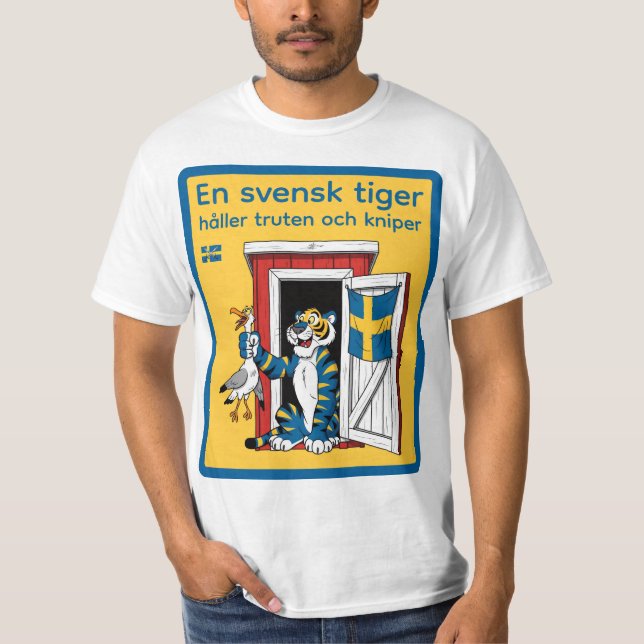 Camiseta T-shirt — Svensk tiger (Anverso)