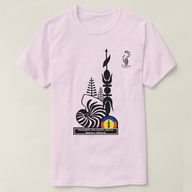 Camiseta T-shirt T-shirt/Fraternité. Solidarité. Justice. R (Diseño del anverso)