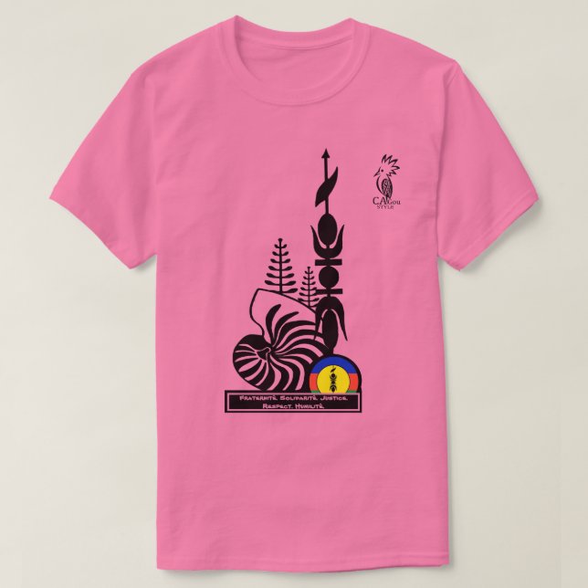 Camiseta T-shirt T-shirt/Fraternité. Solidarité. Justice. R (Diseño del anverso)
