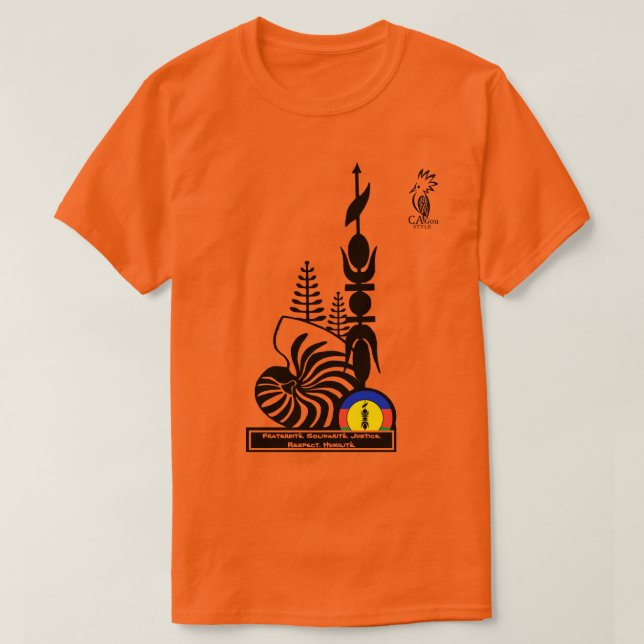 Camiseta T-shirt T-shirt/Fraternité. Solidarité. Justice. R (Diseño del anverso)