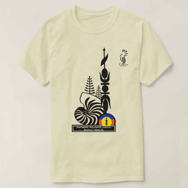 Camiseta T-shirt T-shirt/Fraternité. Solidarité. Justice. R (Diseño del anverso)
