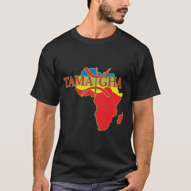 CAMISETA T-SHIRT TAMAZIGHA - MON BEAU MOTIF BERBERE (Anverso)