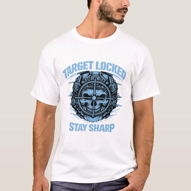 Camiseta T-shirt Target Locked Tactical Skull (Anverso)