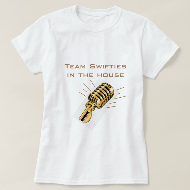Camiseta T-shirt Team Swifties (Diseño del anverso)