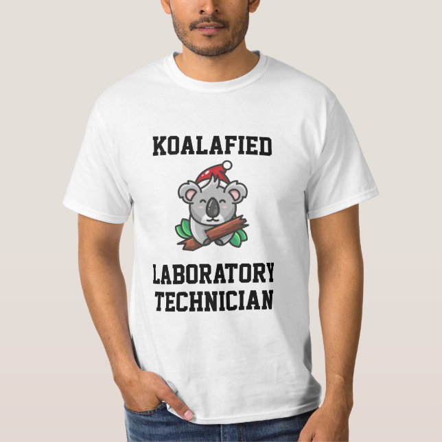 Camiseta T-Shirt, técnico de laboratorio de Koalafied (Anverso)