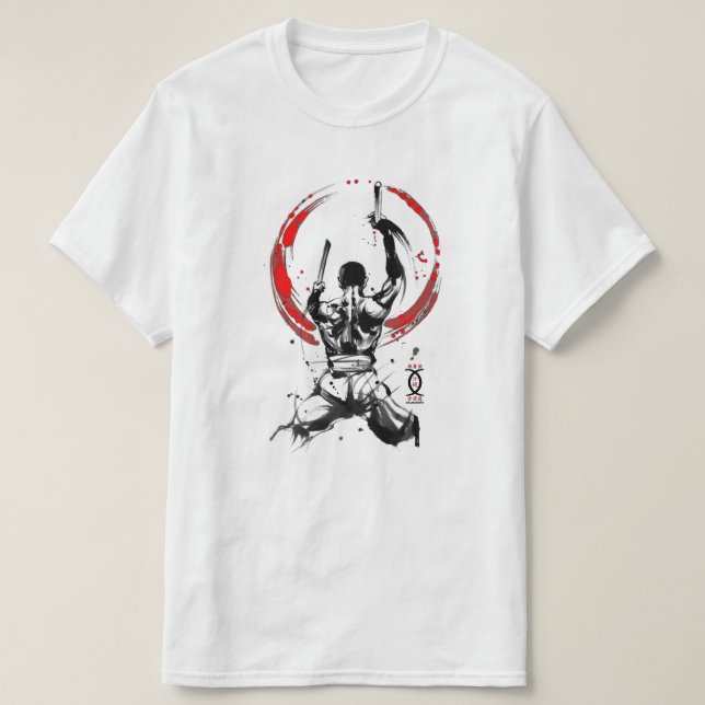 Camiseta T - Shirt Test-Taiko-Drummer weiß (Diseño del anverso)