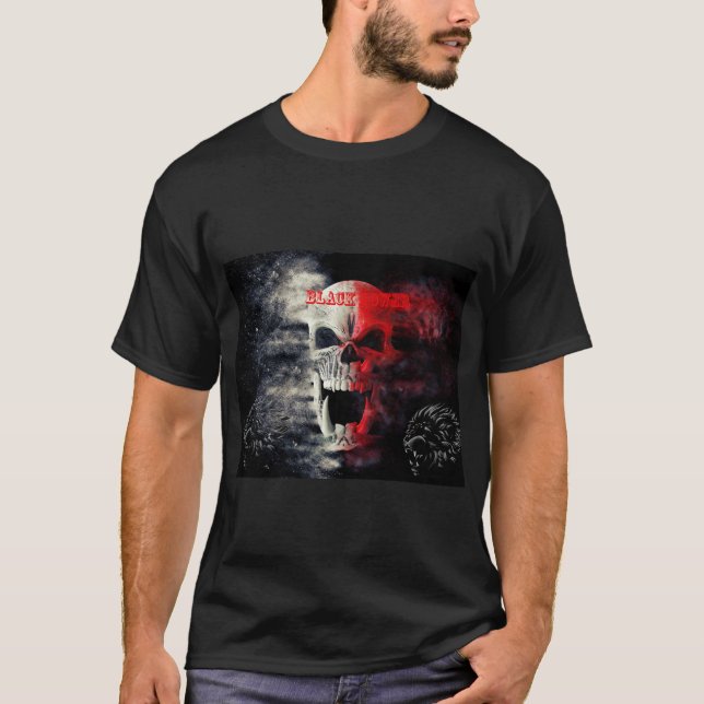 Camiseta t-shirt tete de mort black (Anverso)