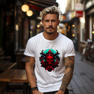 Camiseta T-shirt Tête de mort sanglante, Crane, Gotique