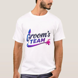 Camiseta T-Shirt The groom's team celebrated with their fri