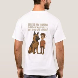 Camiseta T-Shirt This is my human 