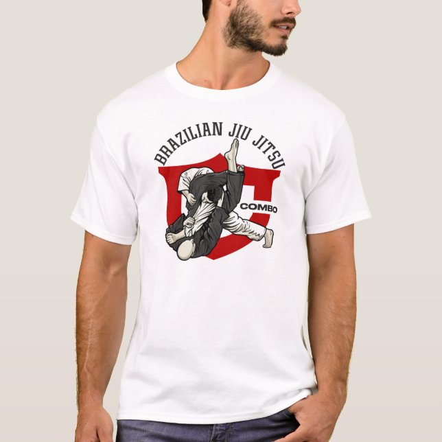 Camiseta T-Shirt Triangle BRAZILIAN JIU JITSU (Anverso)