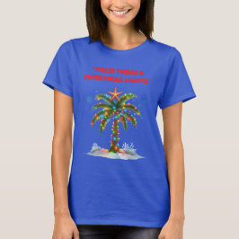 Camiseta T-Shirt-Tropical Christmas Family T Shirts