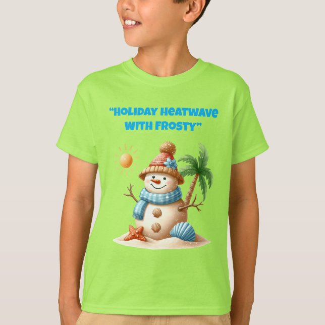 Camiseta T-Shirt- Tropical Christmas Family Tshirts (Anverso)