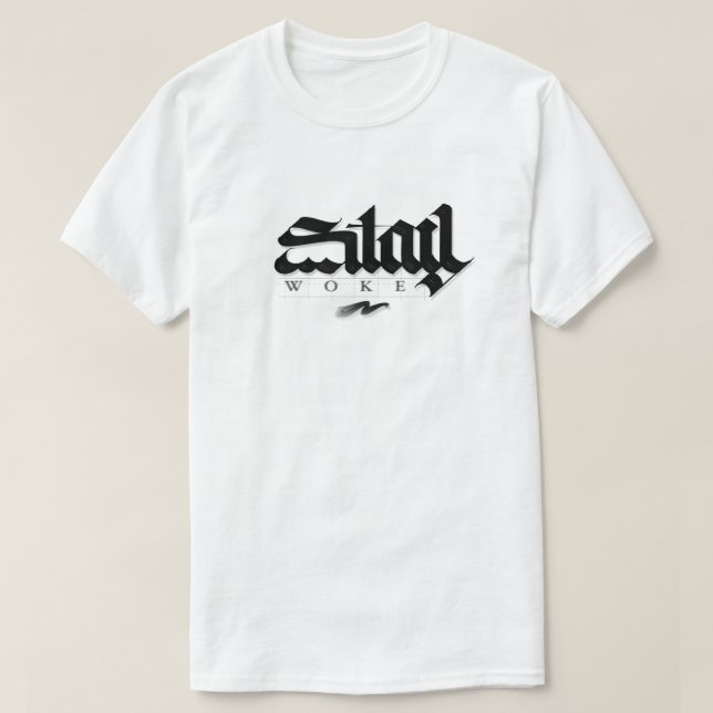 Camiseta T-shirt unisex stay woke (Diseño del anverso)