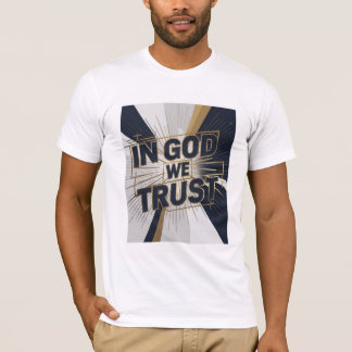 Camiseta T-shirt Unisexe - « IN GOD WE TRUST » 