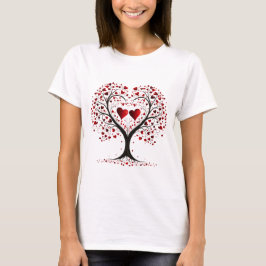 Camiseta T-shirt Valentines Day Hearts