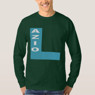 Camiseta T-shirt verde taladro mangas largas DISEÑO LAZIO