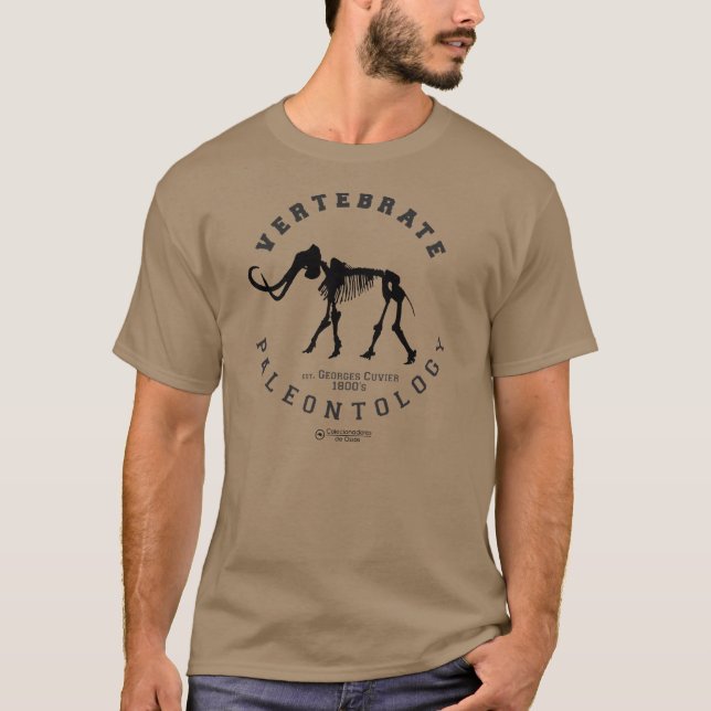 Camiseta T-shirt "Vertebrate Paleontology" (Anverso)