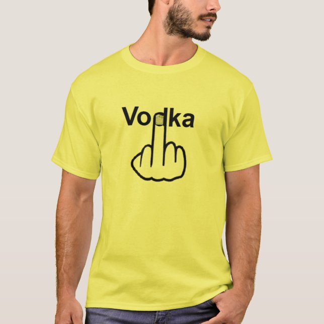 Camiseta T-Shirt Vodka Flip (Anverso)