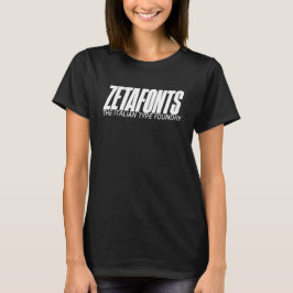 Camiseta T-Shirt (W) - Zetafonts The Italian Type Foundry