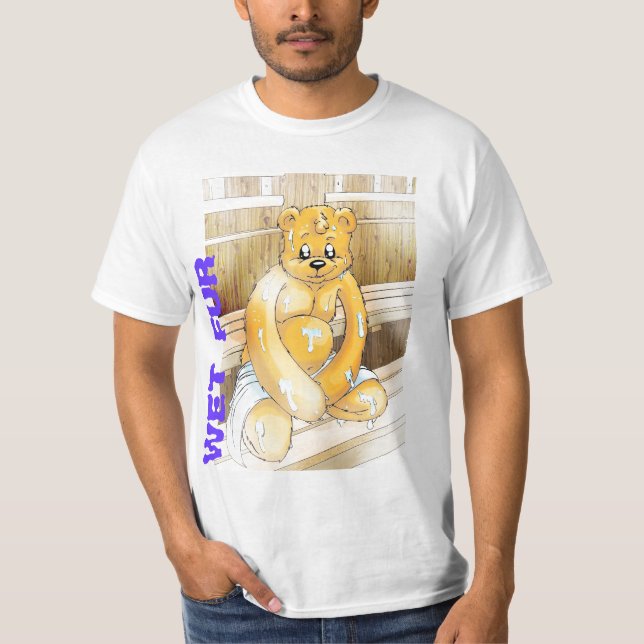 Camiseta T-shirt Wet Fur (Anverso)