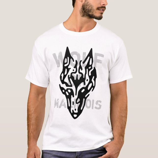 Camiseta t-shirt wolf ahora bien de Malinas (Anverso)