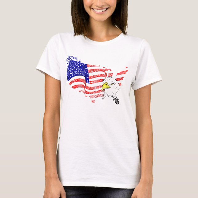 Camiseta T-shirt woman USA (Anverso)
