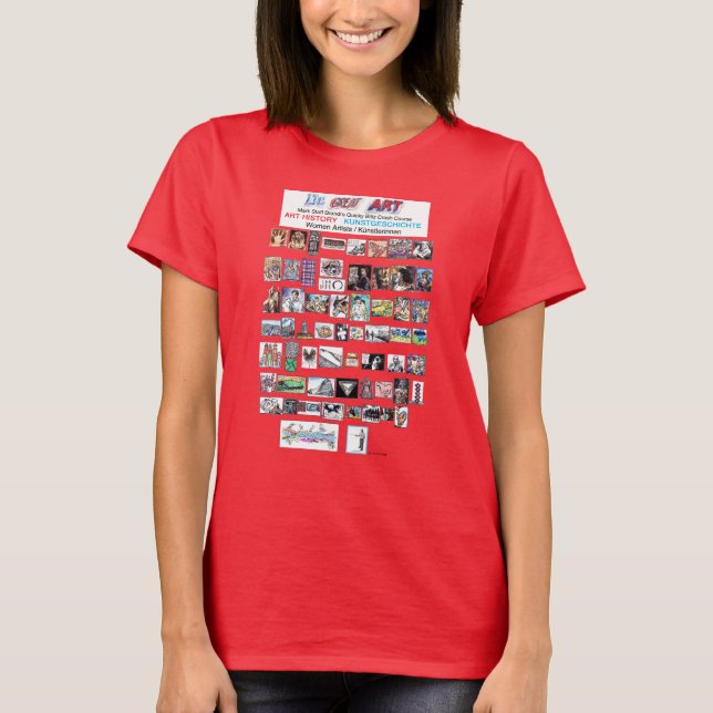 Camiseta T-Shirt Women Art History Complete (Anverso)