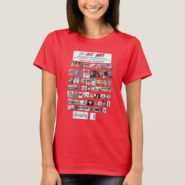 Camiseta T-Shirt Women Art History Complete (Anverso)