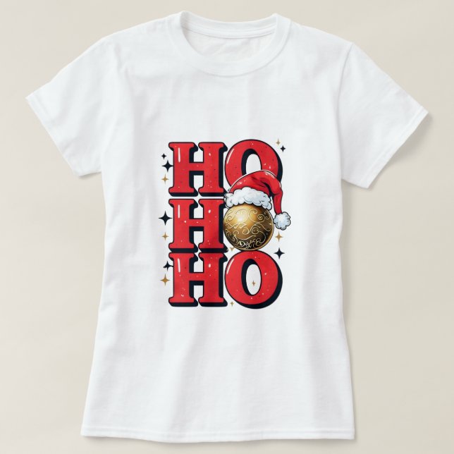 Camiseta T-ShirtCozy Christmas Sweatshirt with Santa Claus  (Diseño del anverso)