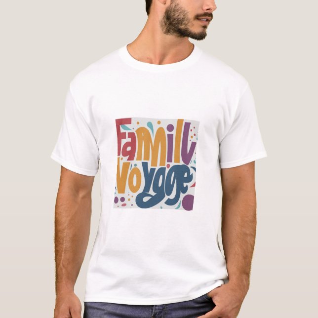 Camiseta T-ShirtMulticolor Family Voyage Tee (Anverso)