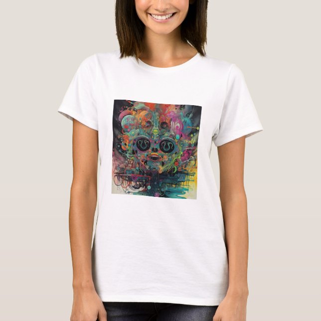 Camiseta T-Shirts art abstrait (Anverso)