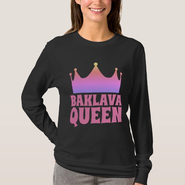 CAMISETA T-SHIRTS DE BAKLAVA QUEEN (Anverso)