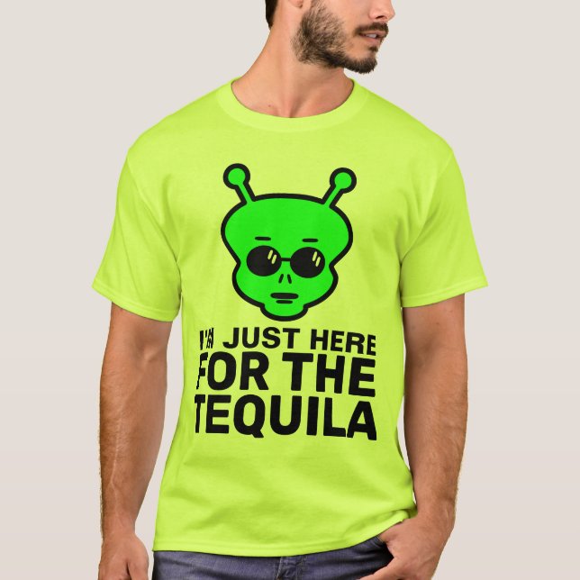 CAMISETA T-SHIRTS DE TEQUILA ALIEN (Anverso)