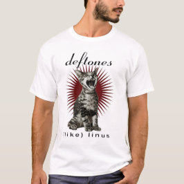 Camiseta T-shirts Deftones Like Linus Cat