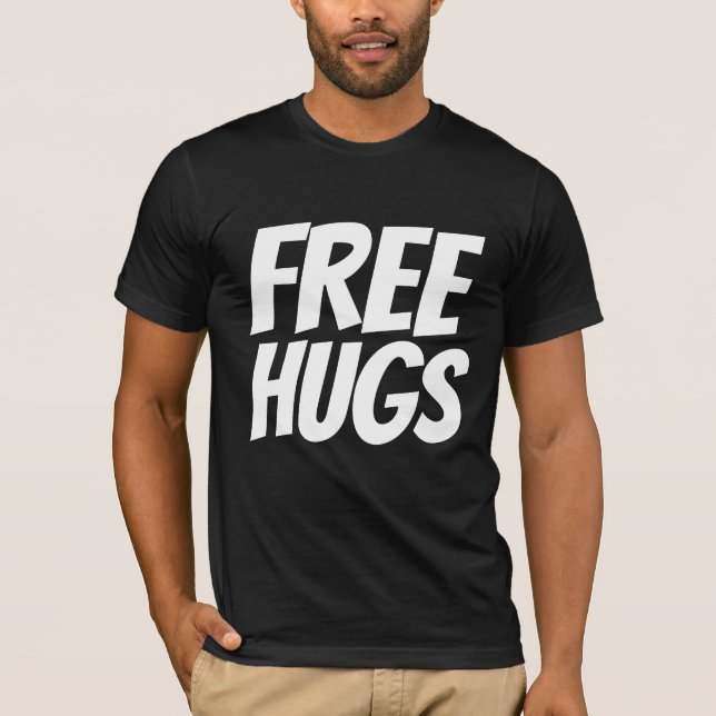 CAMISETA T-SHIRTS FREE HUGS (Anverso)