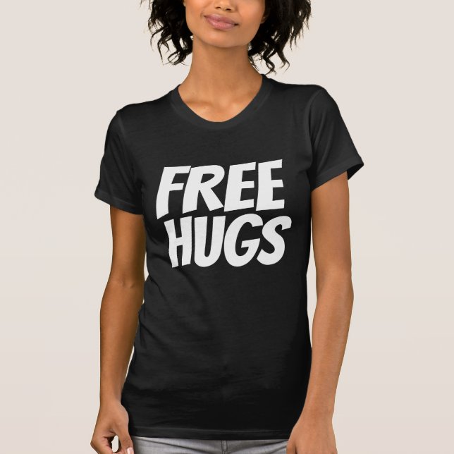 CAMISETA T-SHIRTS FREE HUGS (Anverso)