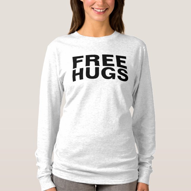 CAMISETA T-SHIRTS FREE HUGS (Anverso)