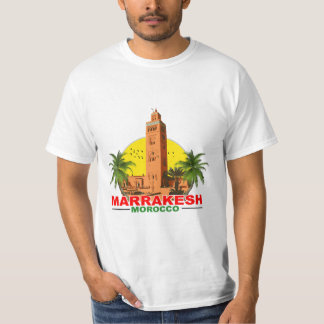 Camiseta T-shirts of citys of morocco