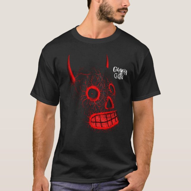Camiseta T-shirts with skull drawings (Anverso)