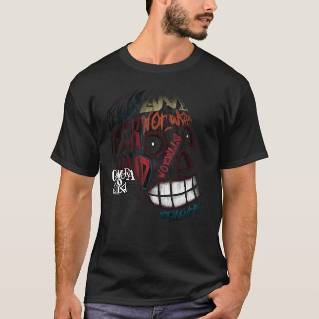 Camiseta T-shirts with skull drawings (Anverso)