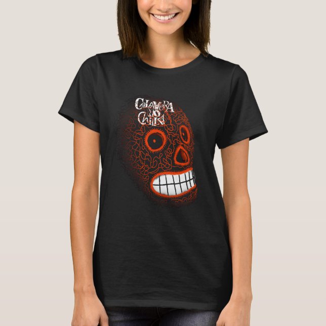 Camiseta T-shirts with skull drawings (Anverso)