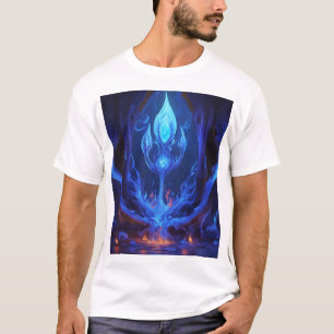 Camiseta T-ShirtTitle: "Llama eterna del Arcano" .